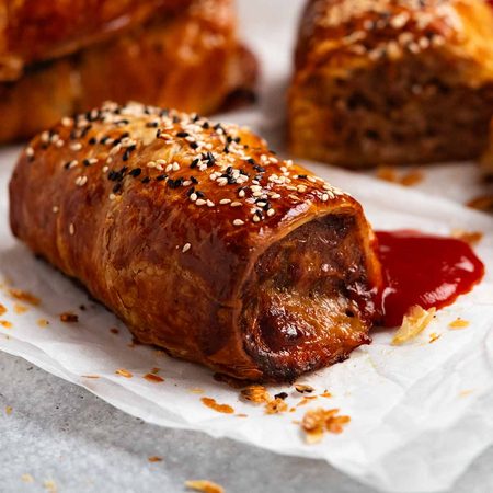 B85 Beef Sausage Rolls