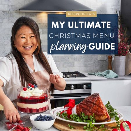 Christmas menu planning portrait